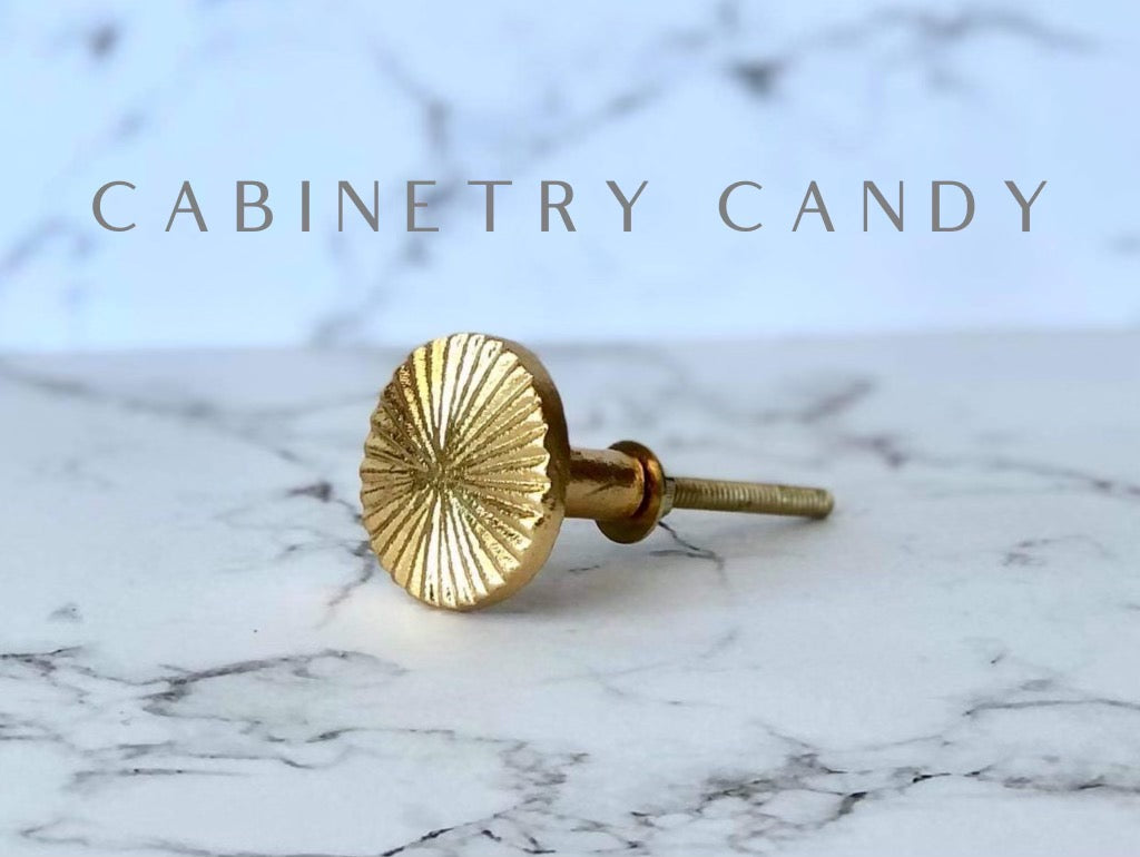 Gold Starburst Door knob Candy