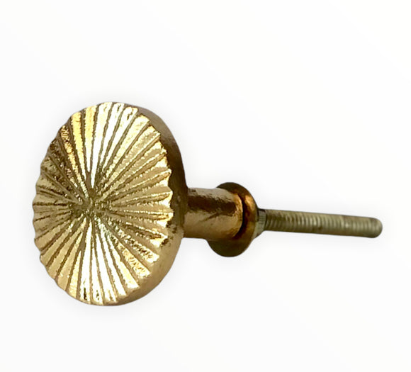 Gold Starburst Door knob
