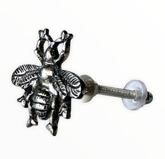 Silver Bee Door Knob